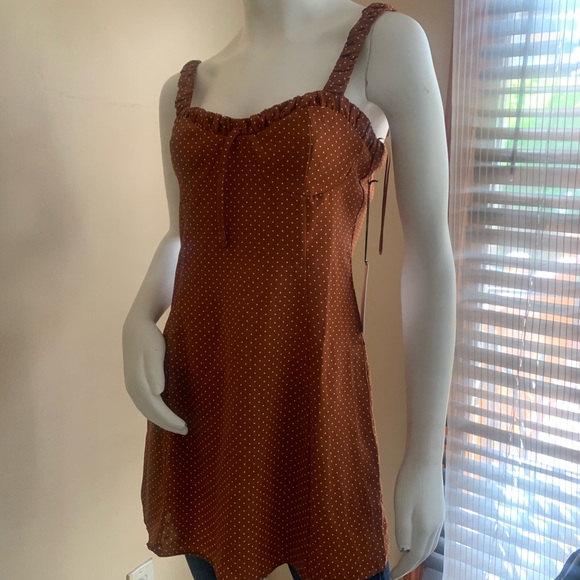 1 left!!! Cotton Candy LA Poka Dot Slip Dress - Picture 7 of 7